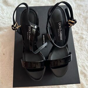 Dolce & Gabbana black Sandal - Brand New